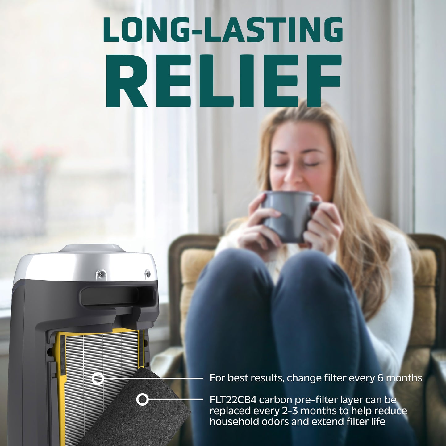 GermGuardian FLT4825 HEPA PURE™ Air Purifier Filter B