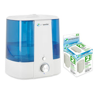 PureGuardian H1175FL Top Fill Ultrasonic Cool Mist Humidifier with Aromatherapy Tray and Bonus Filter,  1.5-Gallon