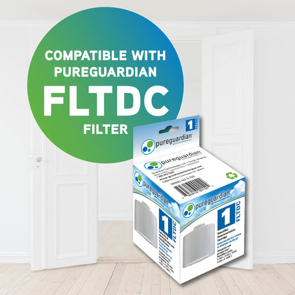 PureGuardian H8000B Elite Ultrasonic Warm Mist & Ultrasonic Cool Mist Digital Humidifier with Extendable Wand