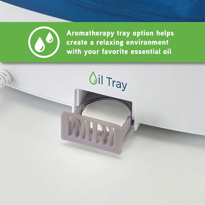 PureGuardian H5225 Top Fill Ultrasonic Cool and Warm Mist Humidifier with Aromatherapy Tray, 2-Gallon