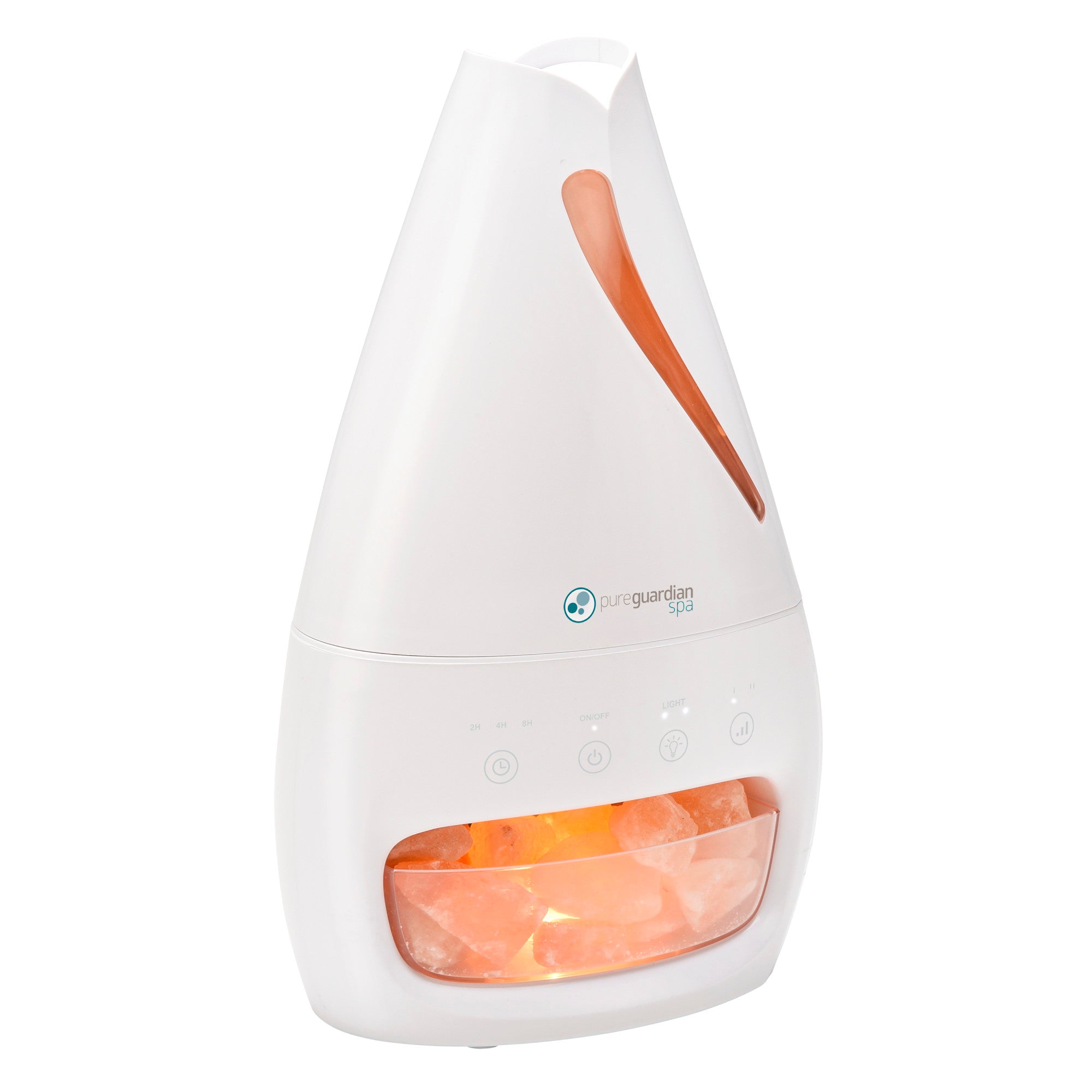 Lampe à sel pour humidificateur à brume fraîche 3 en 1 PureGuardian avec plateau d'aromathérapie