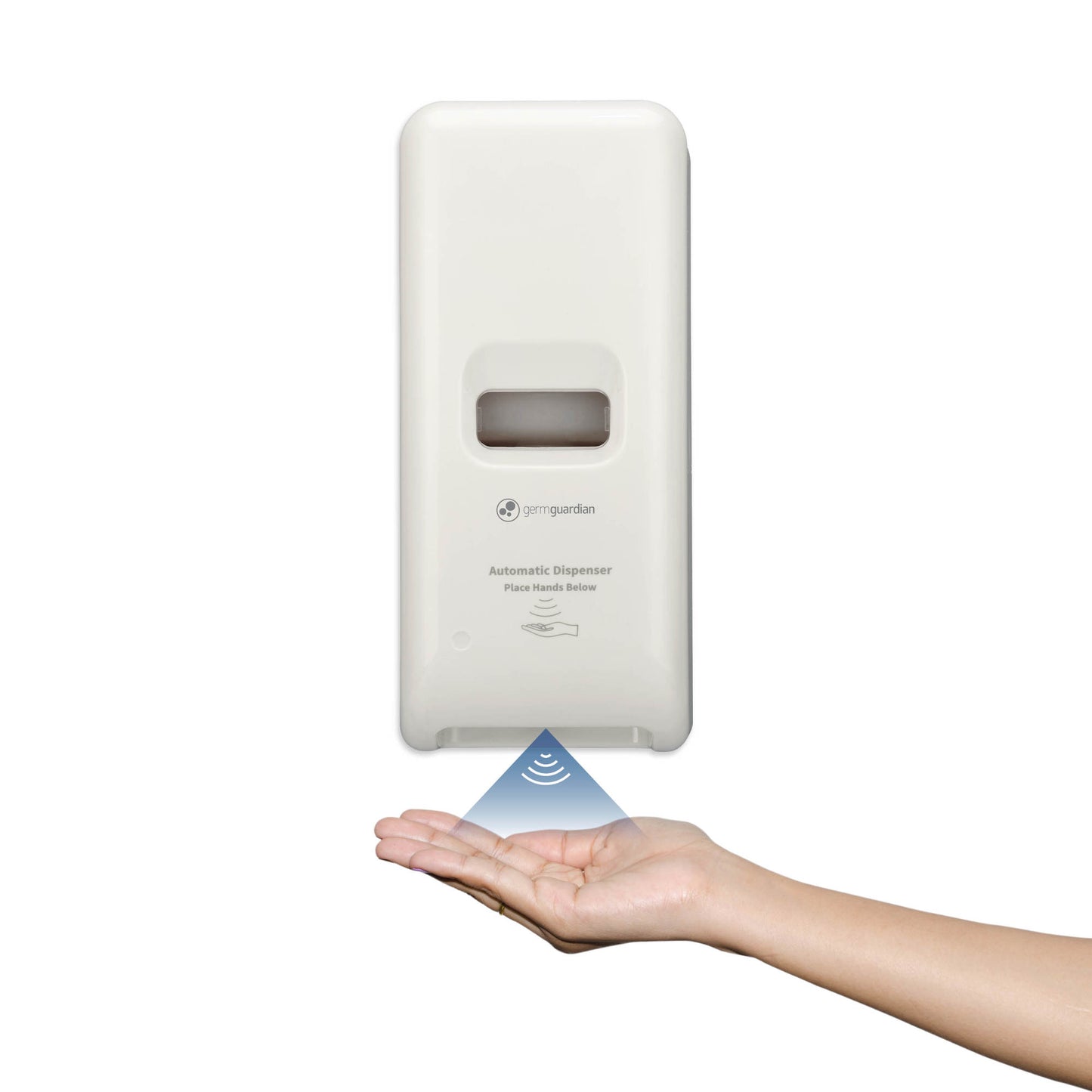 PureGuardian SD495 Automatic Hands Free Soap and Sanitizer Wall Mounted Dispenser for Office, School, Clinic and more, Large Capacity 1,000ml
