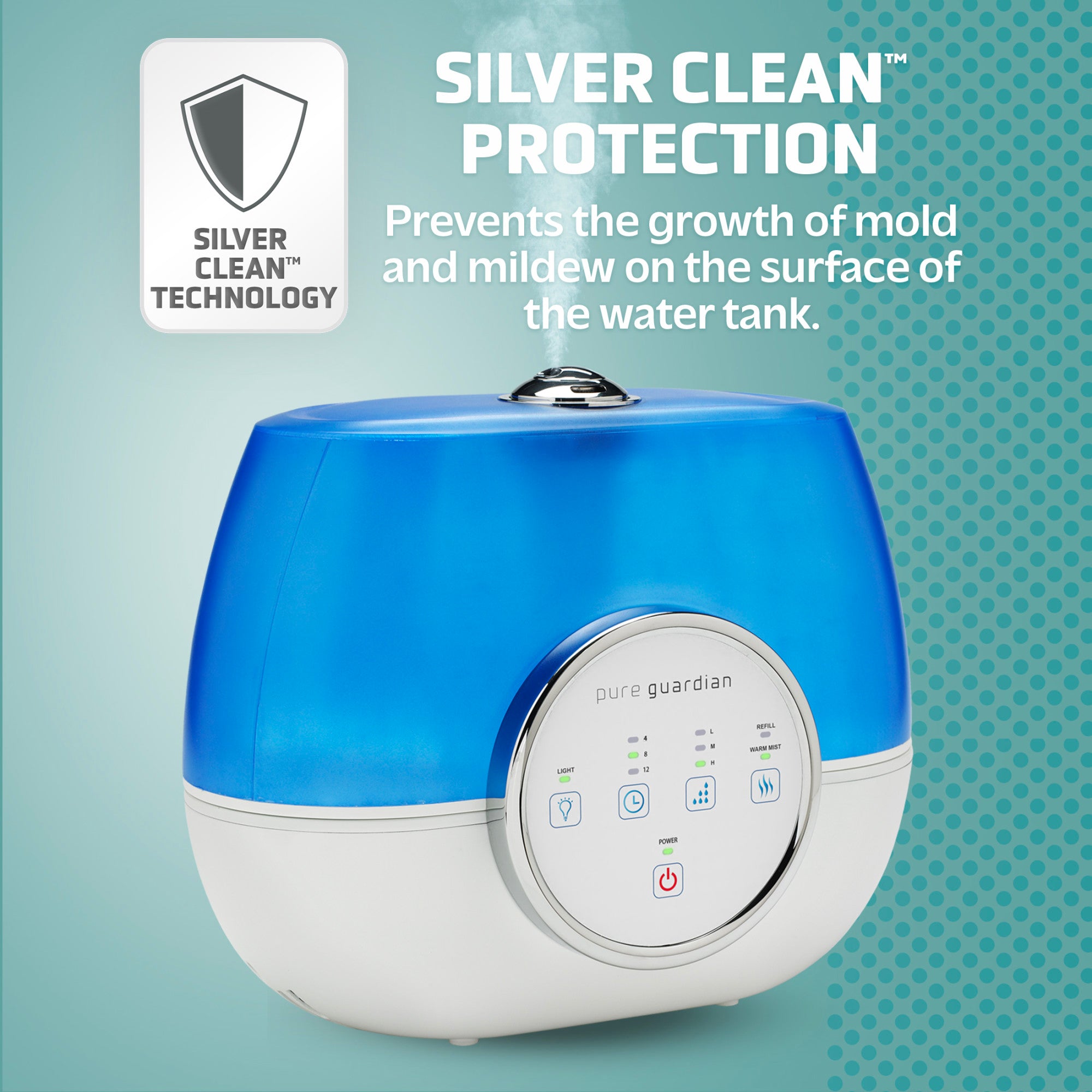 PureGuardian H4810AR 2-Gallon Ultrasonic Warm Mist & Cool Mist