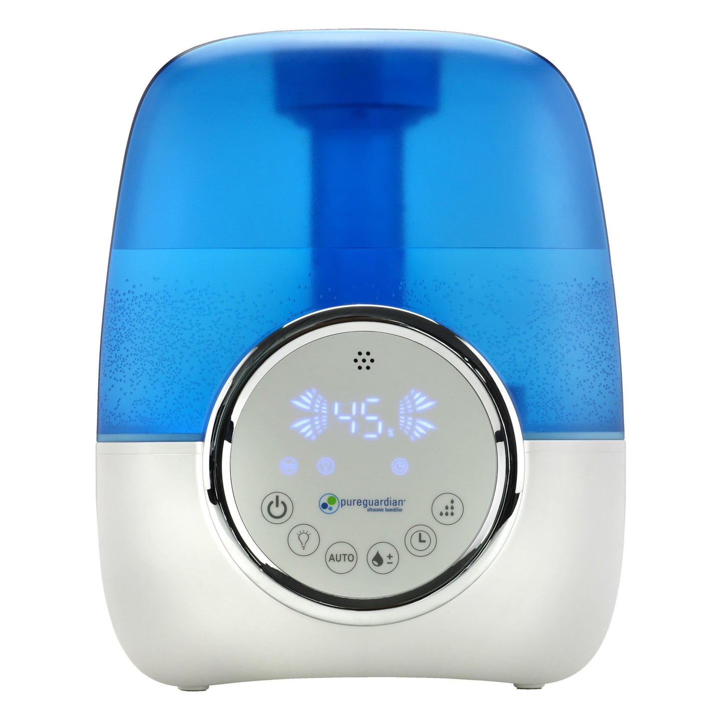 PureGuardian H1250 100-Hour Ultrasonic Cool Mist Humidifier with Digital Smart Mist Sensor, 1.5-Gallons