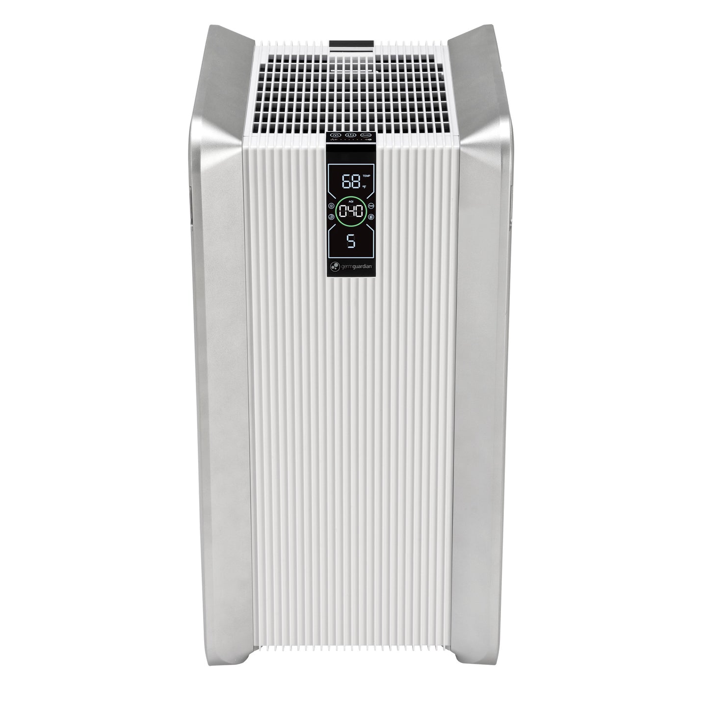 GermGuardian AC6100 PRO HEPA PURE™ 30" Console Air Purifier & Air Quality Monitor (5-speed 4-stage filtration, white)