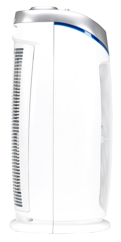 GermGuardian AC4825 HEPA PURE™ 22" Tower Air Purifier (3-speed 3-stage UV-C filtration, white)