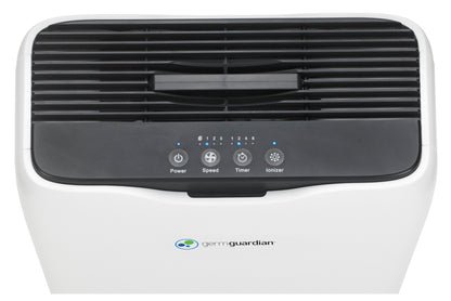 GermGuardian AC5600 HEPA PURE™ 18" Console Air Purifier (3-speed 3-stage filtration, white)