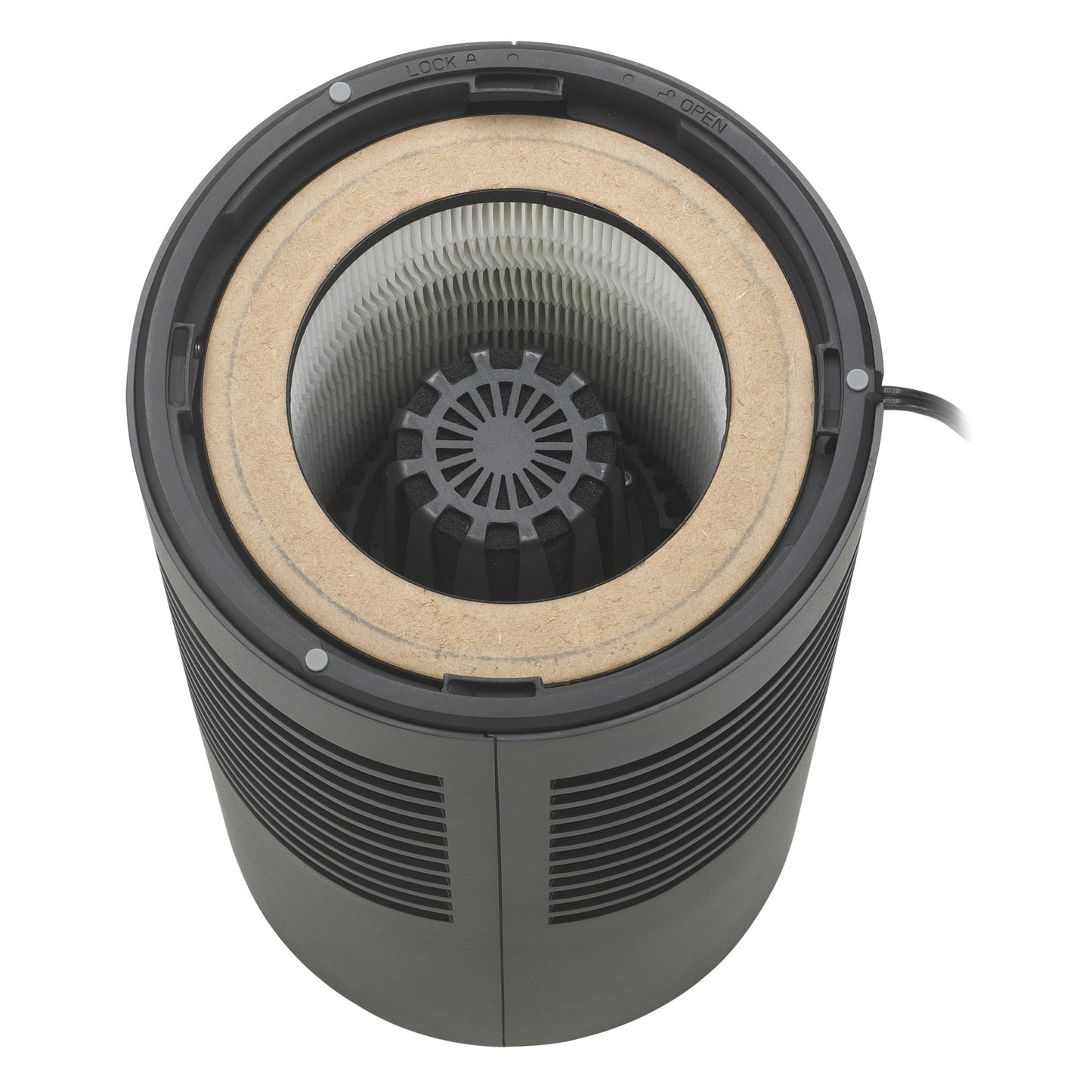 GermGuardian AC4700 HEPA PURE™ 15" Tower Air Purifier (3-speed 3-stage UV-C filtration, black)