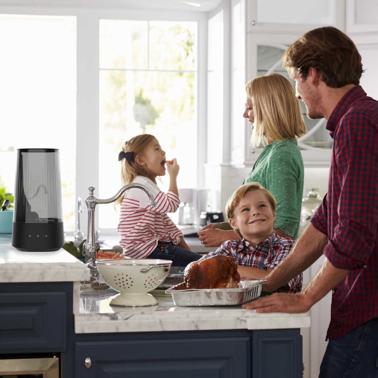 PureGuardian H980C 70-Hour Ultrasonic Cool Mist Humidifier, 1-Gallon