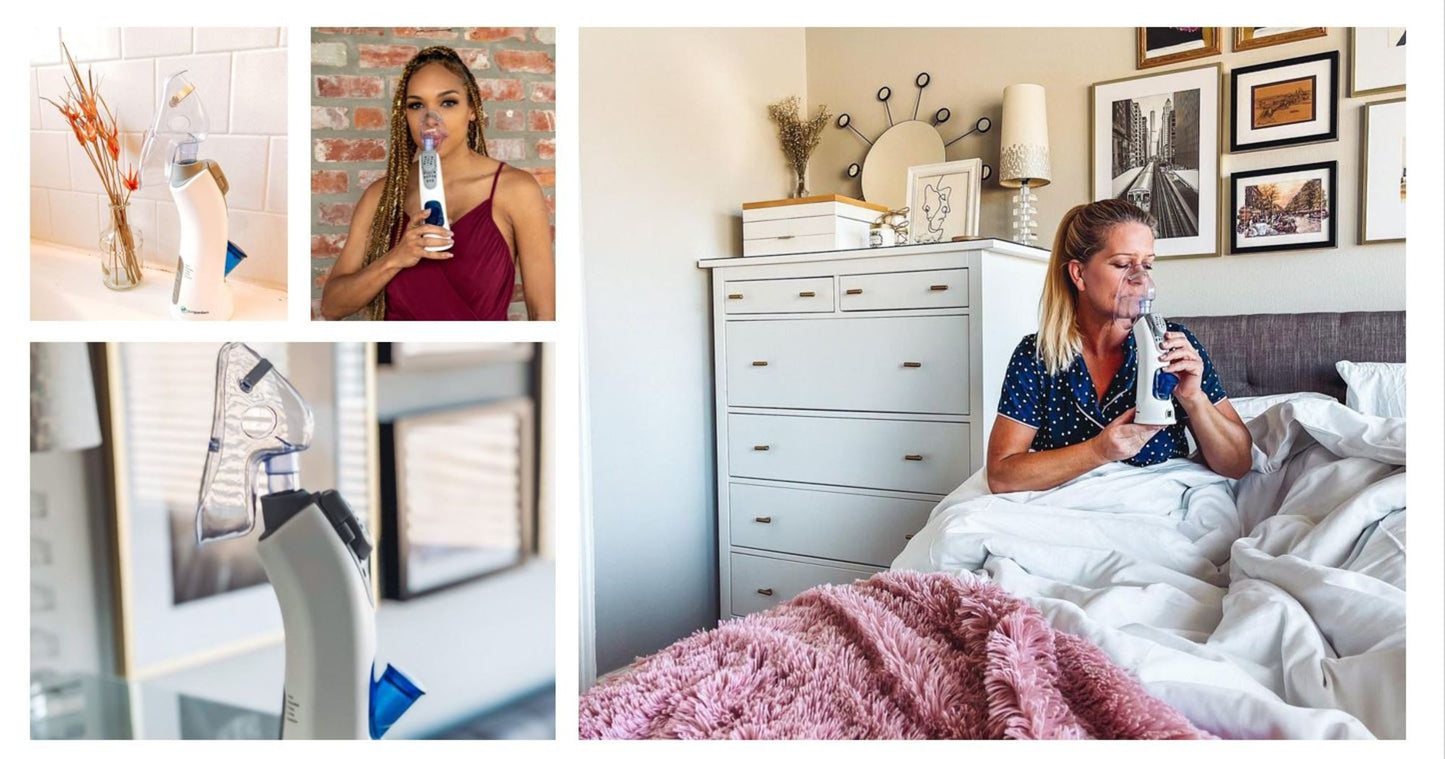 PureGuardian MST55 Personal Warm Mist Steam Inhaler with Aromatherapy Tray