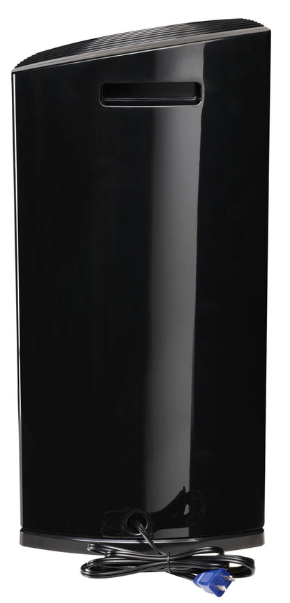 Lasko LP450 HEPA 22" Tower Air Purifier with Alexa (4-speed 2-stage filtration, black)