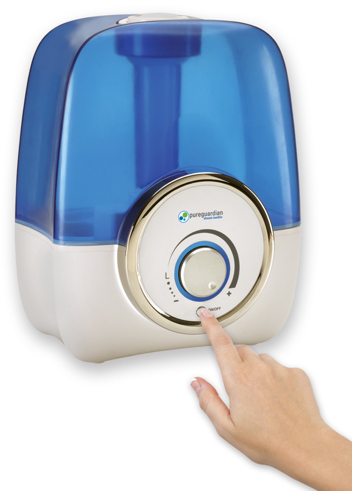 PureGuardian H1210AR 1.5-Gallon Cool Mist Humidifier with Aromatherapy Tray 500 sq. ft.