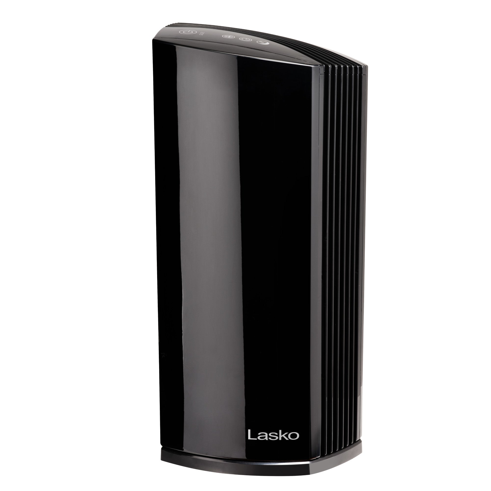 Lasko LP450 HEPA 22" Tower Air Purifier (4-speed 2-stage filtration, black)