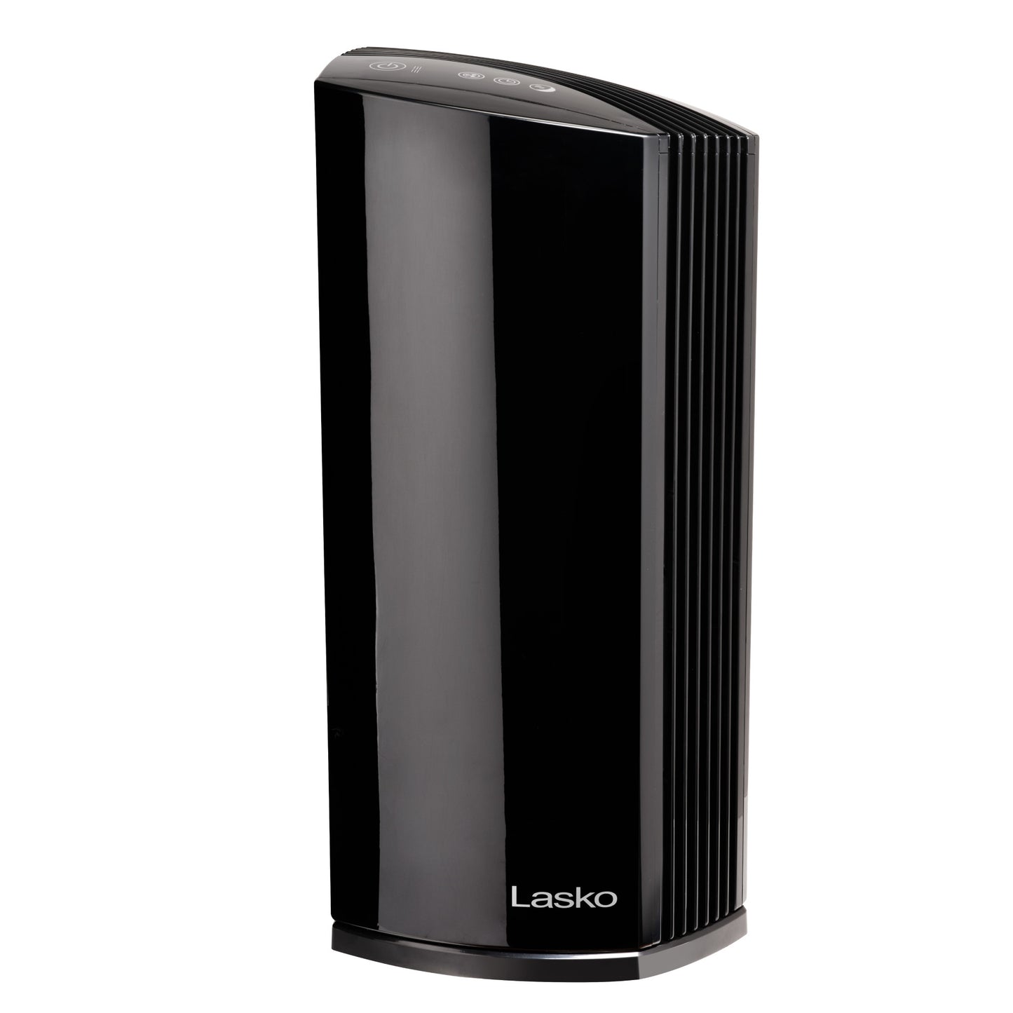 Lasko LP450 HEPA 22" Tower Air Purifier (4-speed 2-stage filtration, black)