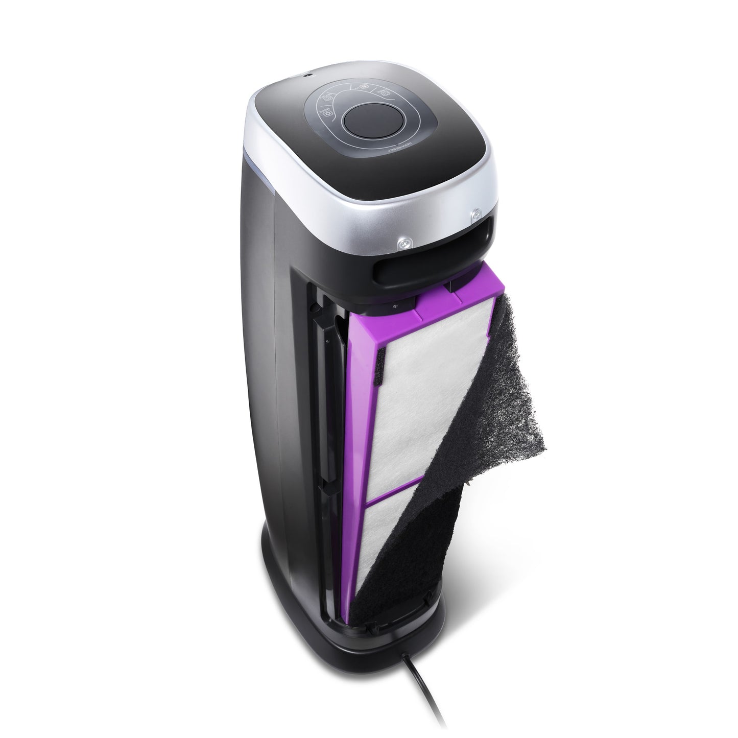 GermGuardian AC5250 PET PURE™ 28" Tower Air Purifier (5-speed 3-stage UV-C filtration, gray)