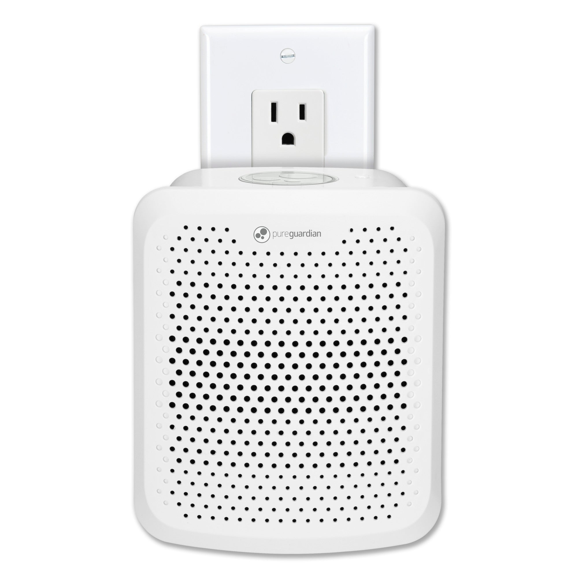 PureGuardian AP201W Odor Eliminating Pluggable Air Purifier with Nightlight, 7 inch Puggable