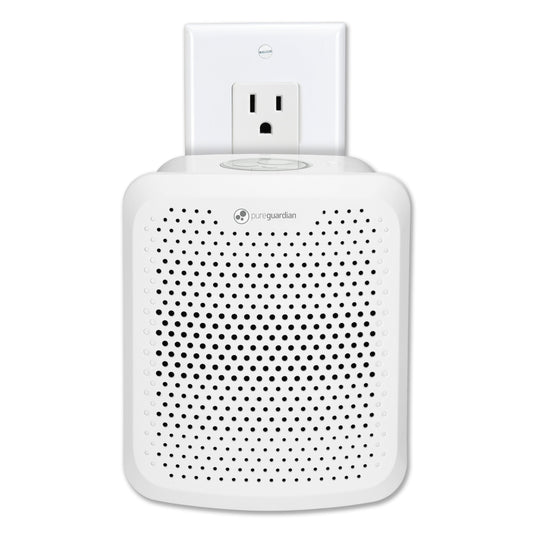 PureGuardian AP201 7" Pluggable Air Purifier (2-stage filtration, white)