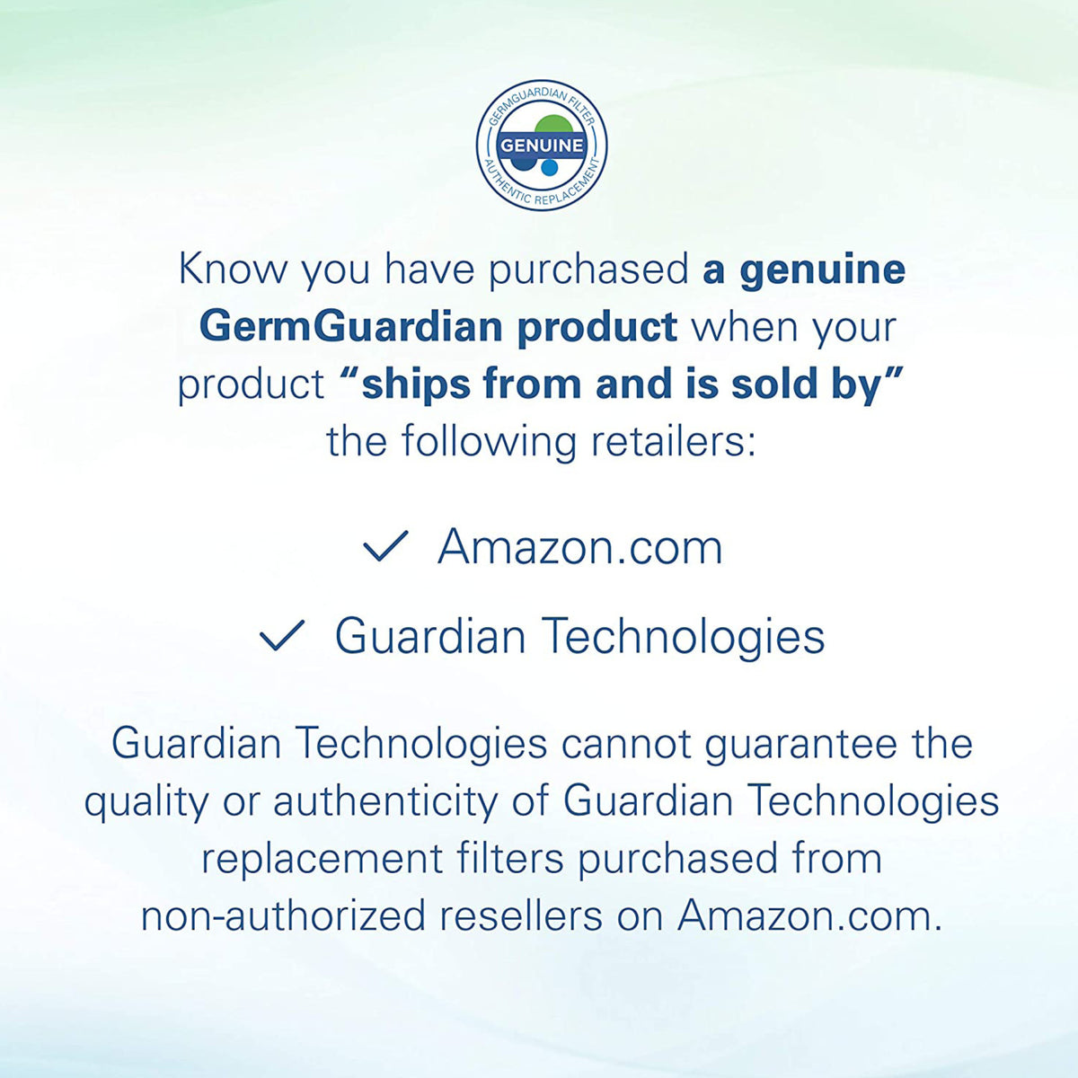 GermGuardian FLT51CB4 Carbon Replacement Filter O for AC5109W Air Purifier, 4 Pack