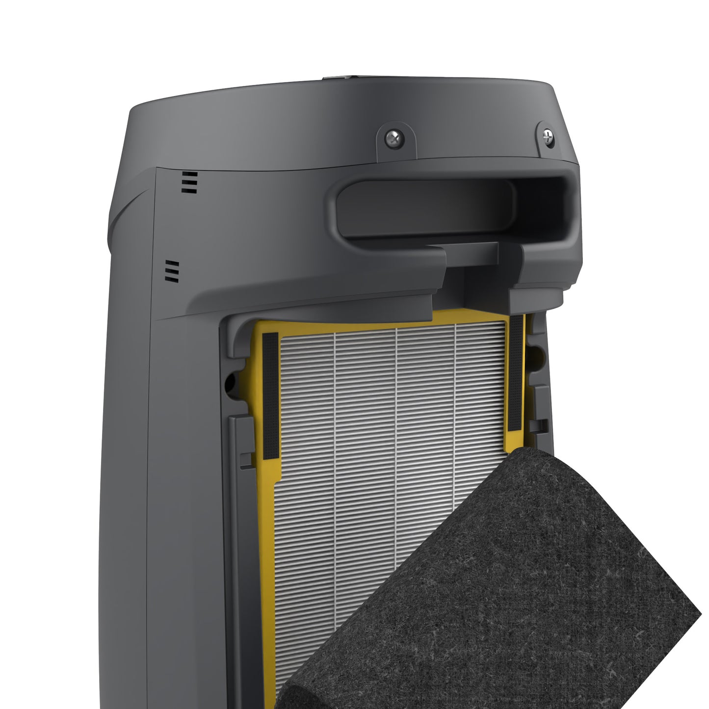 GermGuardian AC4880 HEPA PURE™ 22" Tower Air Purifier (5-speed 4-stage UV-C filtration, graphite)