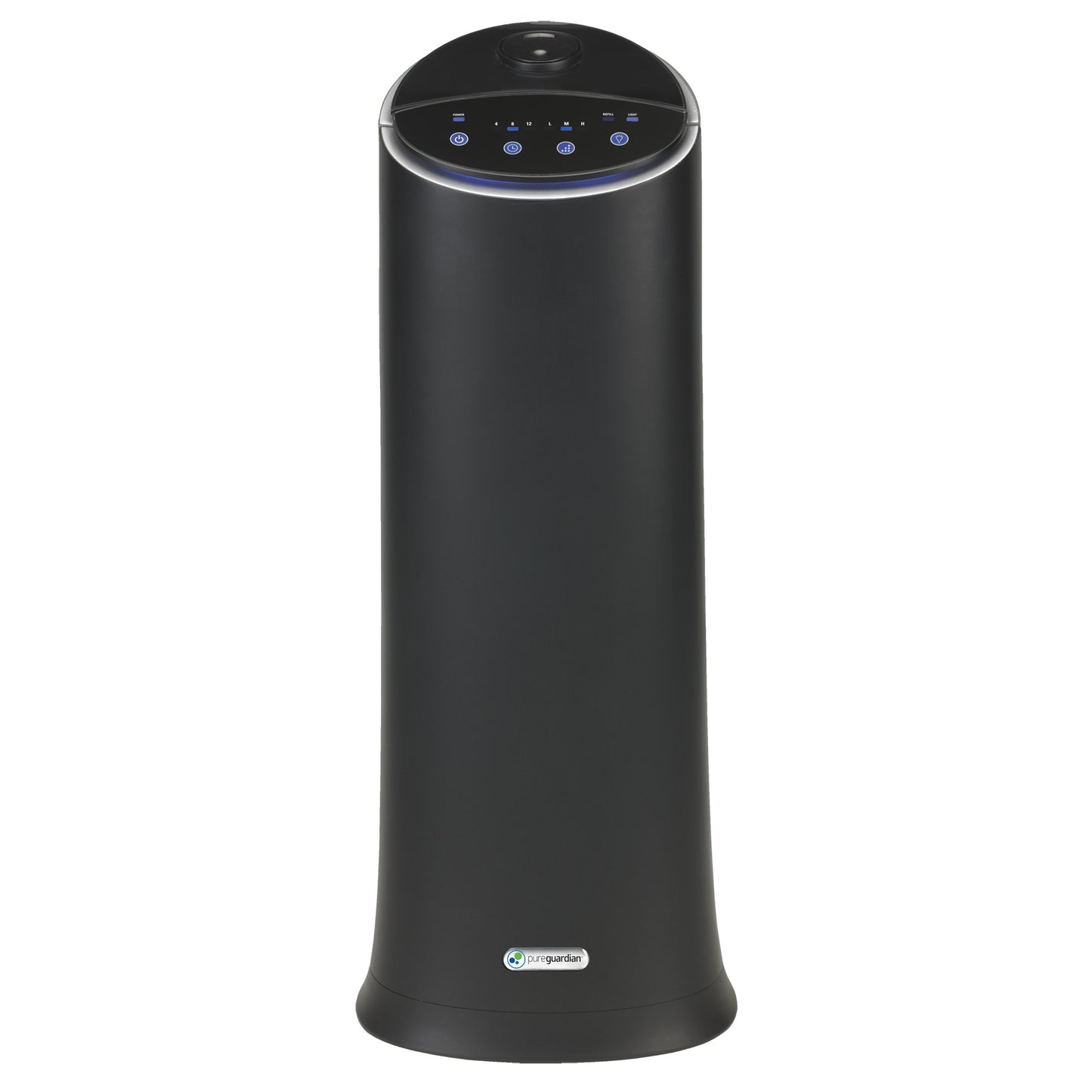 PureGuardian H3200 Ultrasonic Cool Mist Humidifier Tower with Aromatherapy Tray, 1.5-Gallons (black)