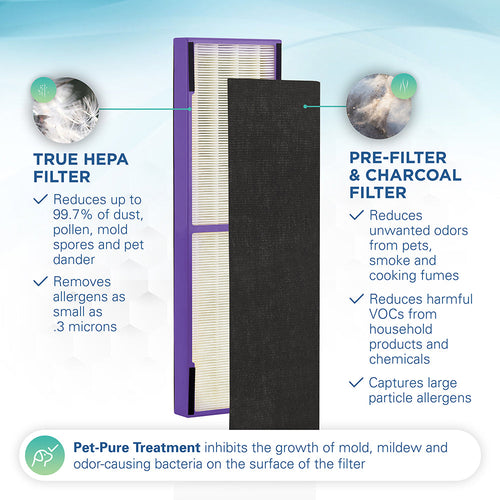 GermGuardian FLT4850PT True HEPA GENUINE Replacement Pet Pure Filter B Subscription
