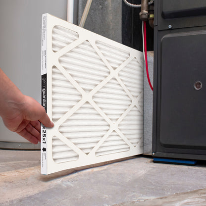 GermGuardian Furnace Air Conditioner Air Filters (MERV12, 16" x 25" x 1", 4 count)