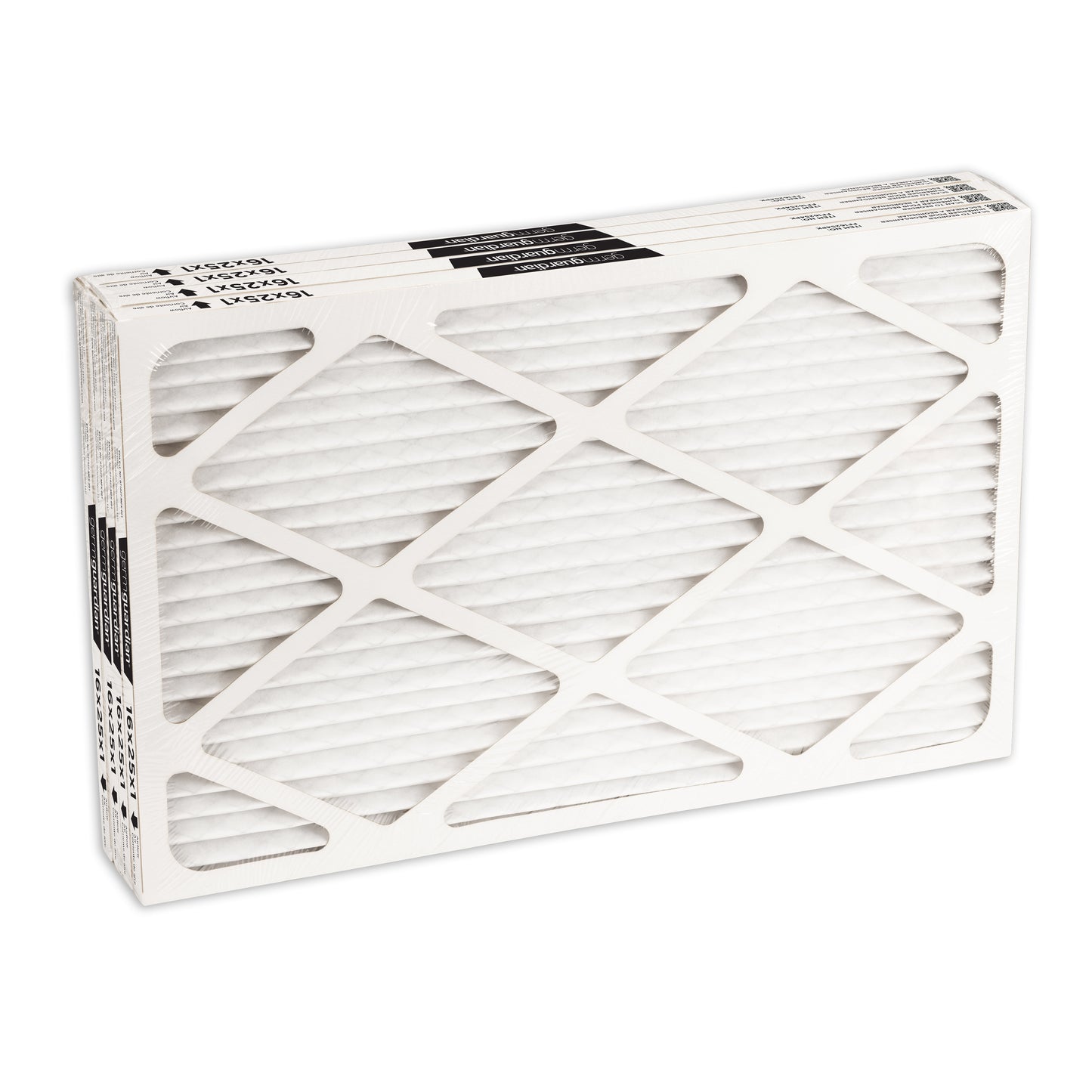 GermGuardian Furnace Air Conditioner Air Filters (MERV12, 16" x 25" x 1", 4 count)